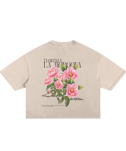 [FLORERIA LAMORGOVA] Morgova Classic Frayed Boxy Tee