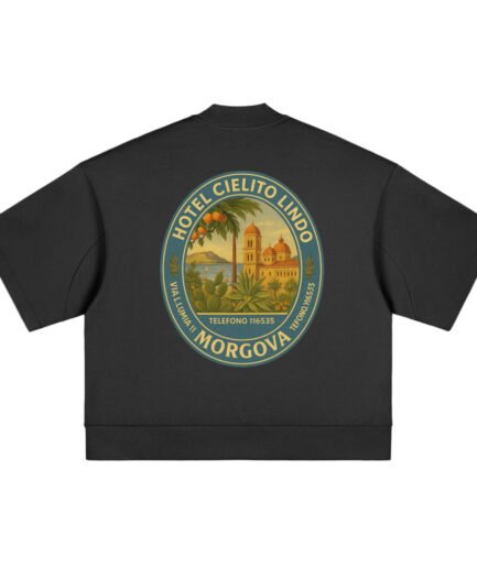 [CIELITO LINDO] Morgova Oversized Mock Neck T-shirt