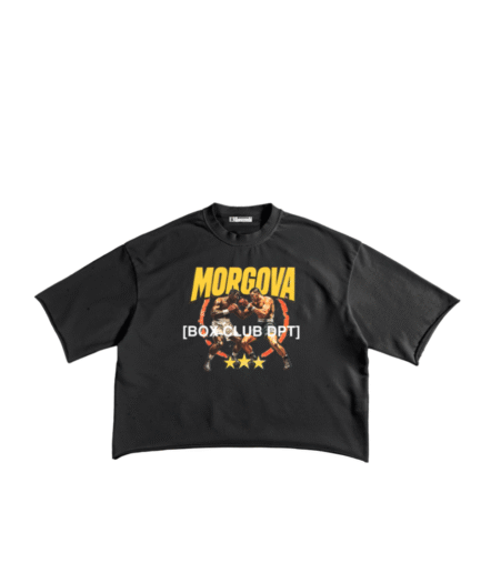 [BOXING CLUB] Morgova French Terry Raw Edge T-shirt