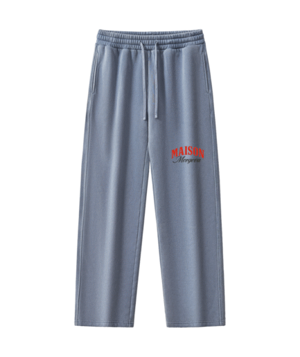 [BTTERFLY] Morgova Sweatpants Washed Fleece Sweatpants 350 GSM