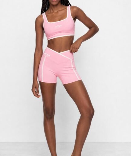 Gova High Rise Color Block Yoga Shorts