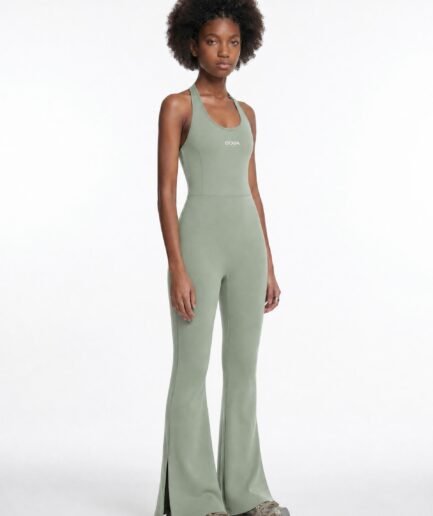 Gova Halter Flared Jumpsuit